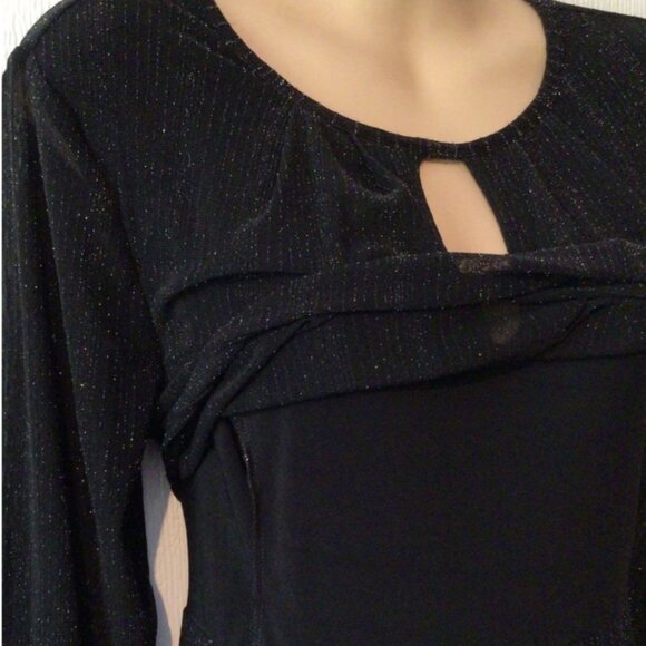 Black Jersey Maternity / Nursing Dress by Jojo Maman Bebe - Picture 5 of 5